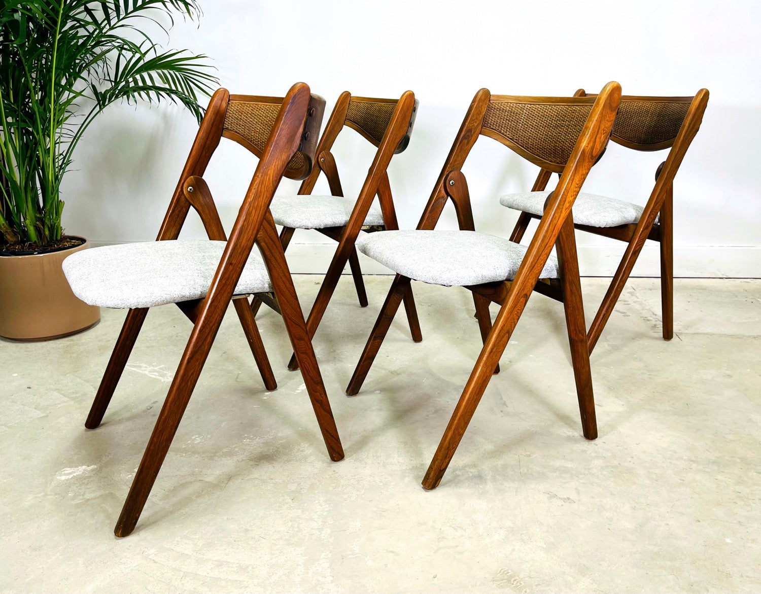 1960's Norquist Coronet Wonderfold Chairs Set of 4