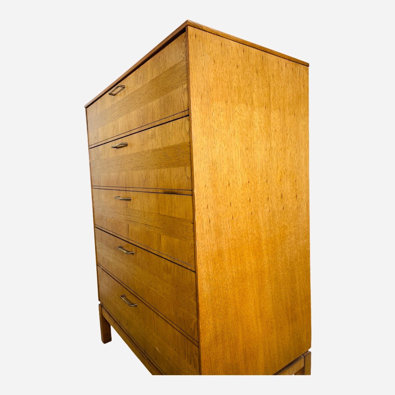 Mid-Century Modern Tall / Highboy Dresser by Bassett Furniture  image 3