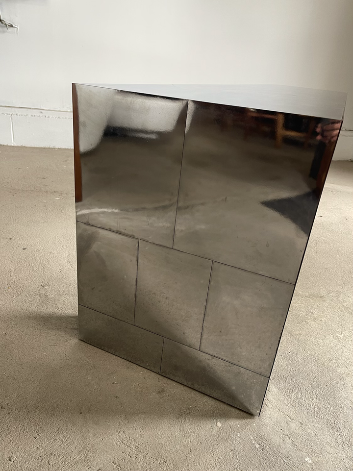Long Console Table in Style of Paul Evans Cityscape  image 7