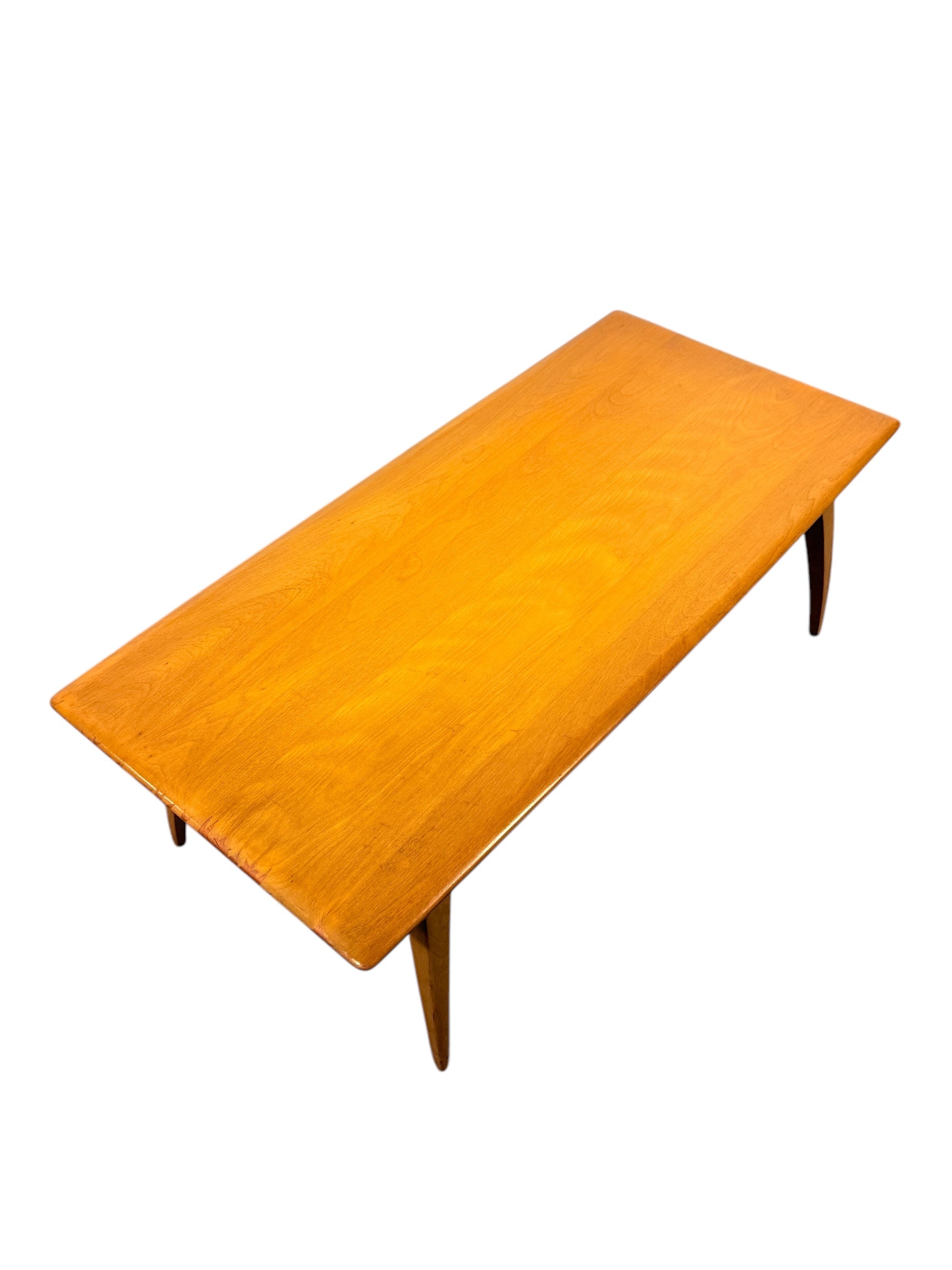 Mid-Century Modern Heywood-Wakefield Maple Coffee Table – Wheat Finish image 4