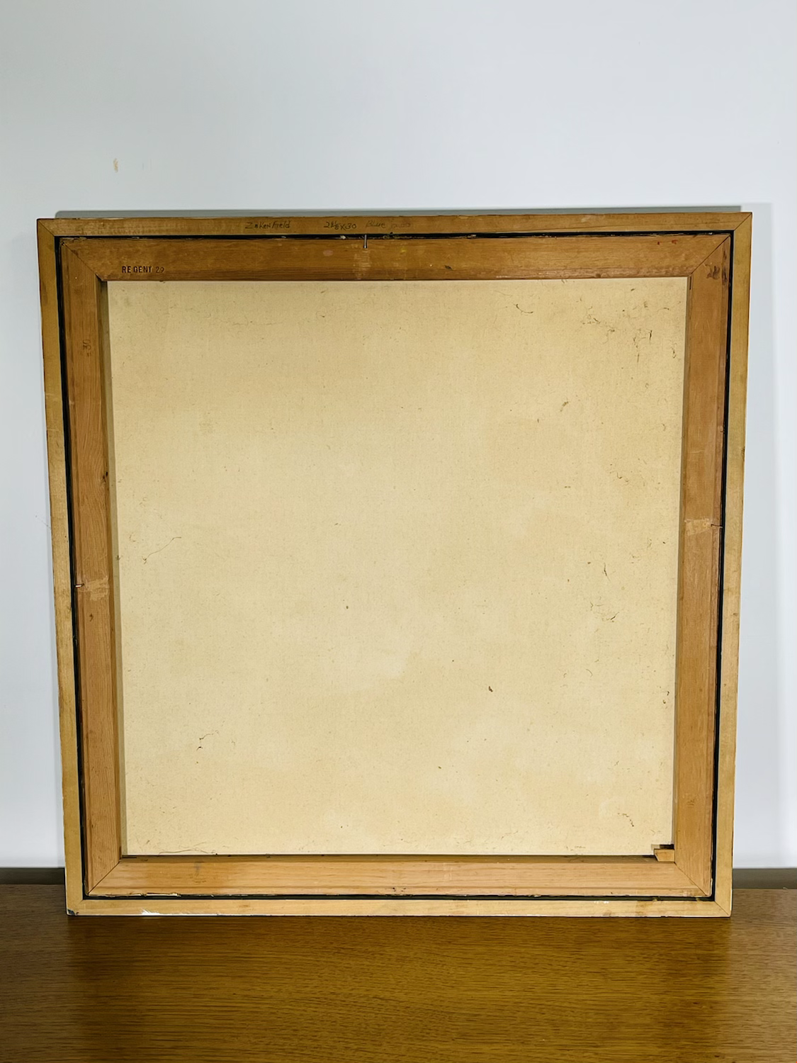 Mid-Century Modern Abstract Painting Signed  image 2