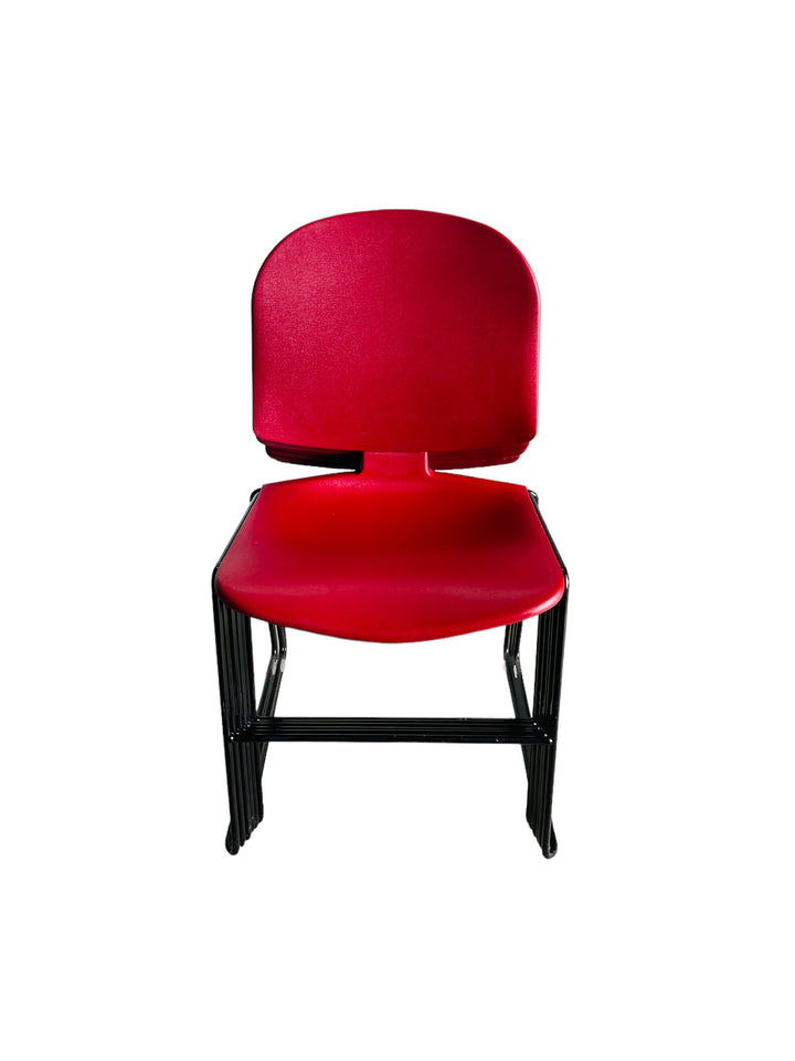 Set 6 Steelcase Stacking Chairs image 5