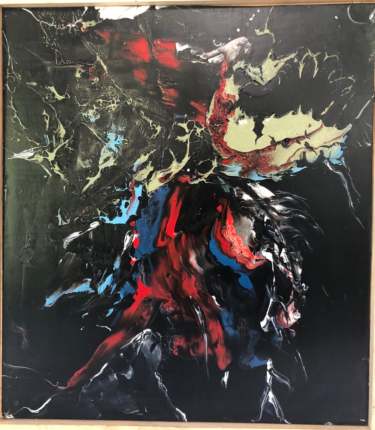 Abstract Acrylic on Board image 3