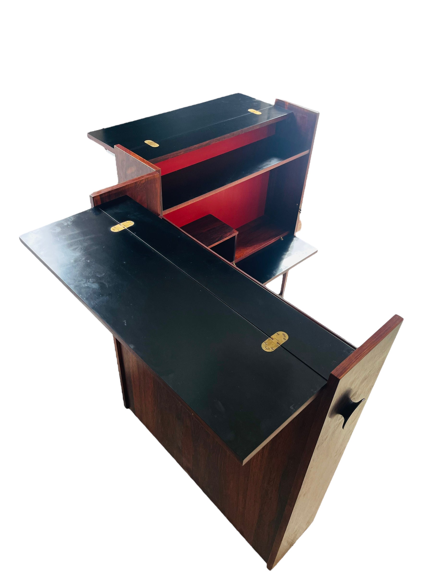 Danish Modern Rosewood Foldable Bar Johannes Andersen  image 10