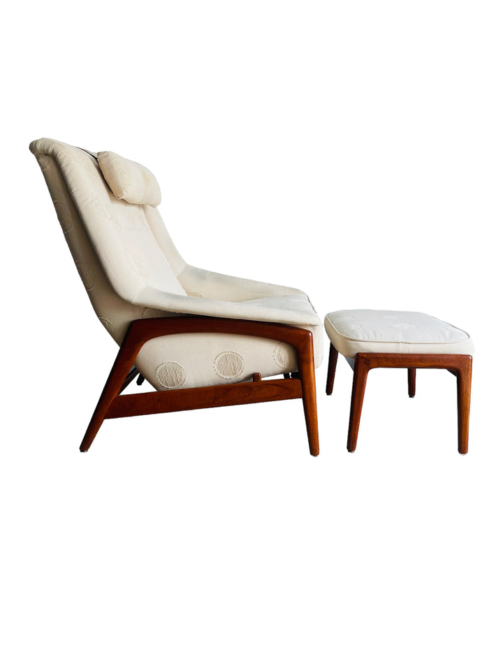 Mid Century Modern Dux Lounge Chair & Ottoman  image 5
