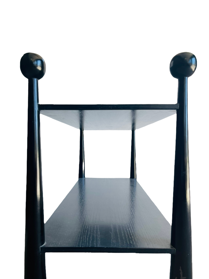 Two Tiered Console Table In The Manner Of Jean Royère image 11