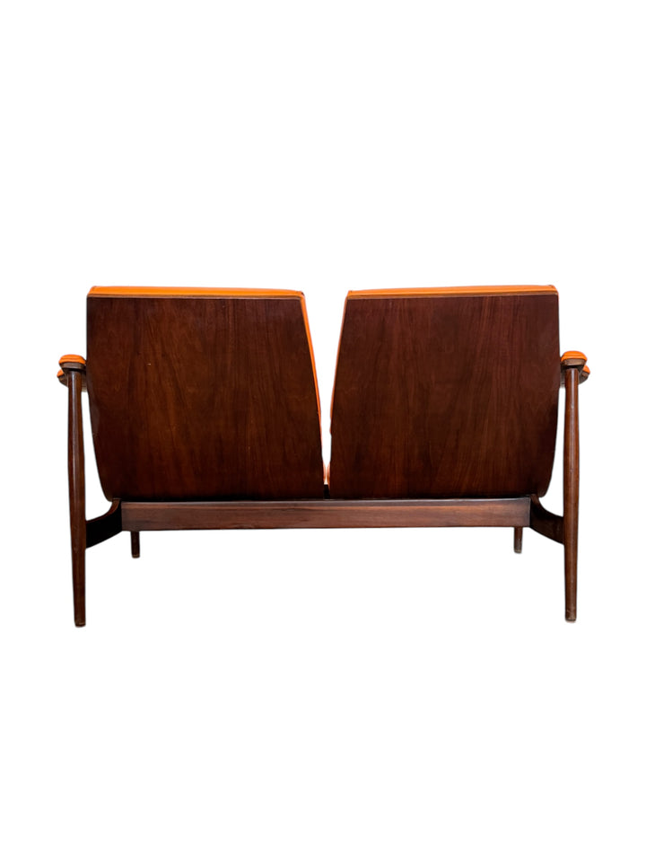Mid-Century Modern Loveseat by Thonet Furniture image 5