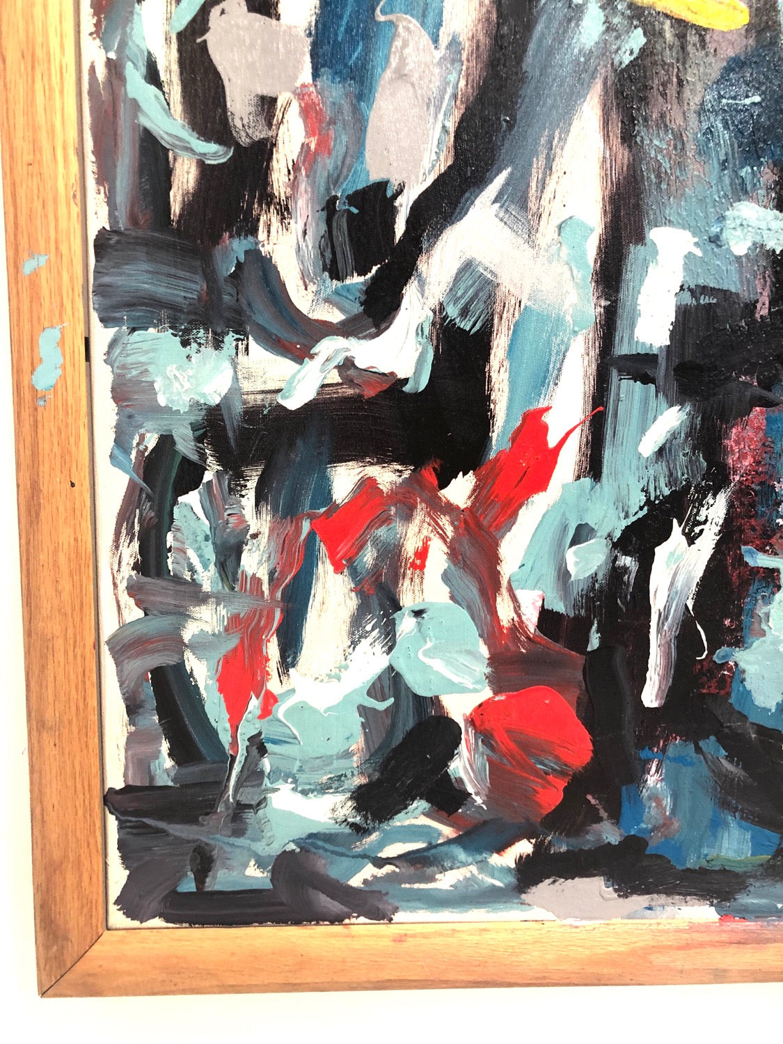 R Monti Abstract Oil on Canvas  image 2