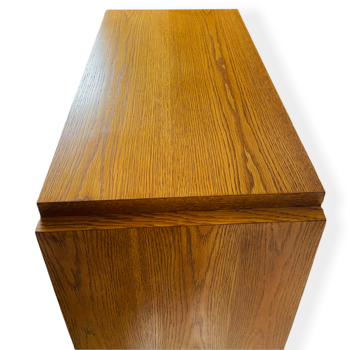 Mid Century Modern Brutalist Wood Block Cabinet by Lane Furniture  image 6