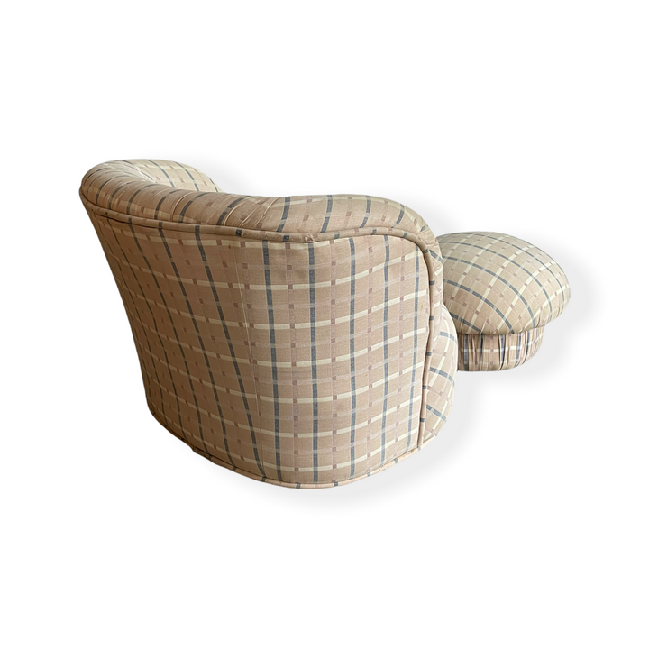 Milo Baughman for Thayer Coggin Swiveling Lounge Chair & Ottoman  image 2