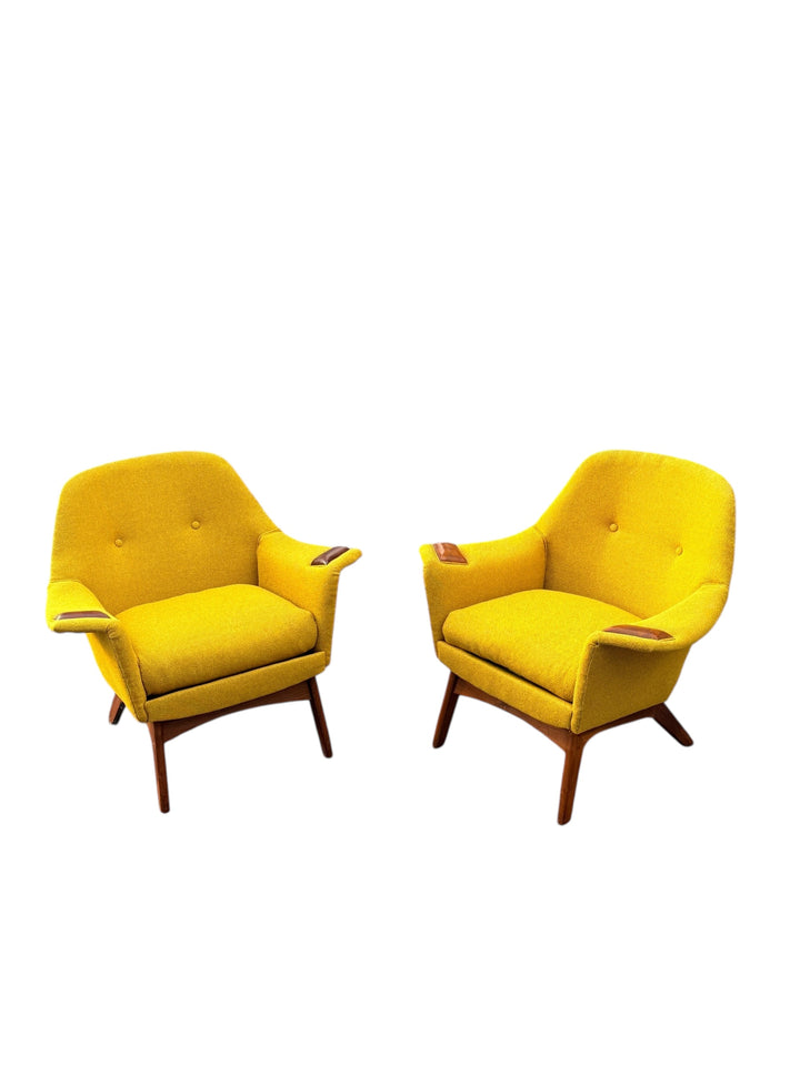 Rare Pair of Adrian Pearsall Lounge Chairs for Craft Associates image 1