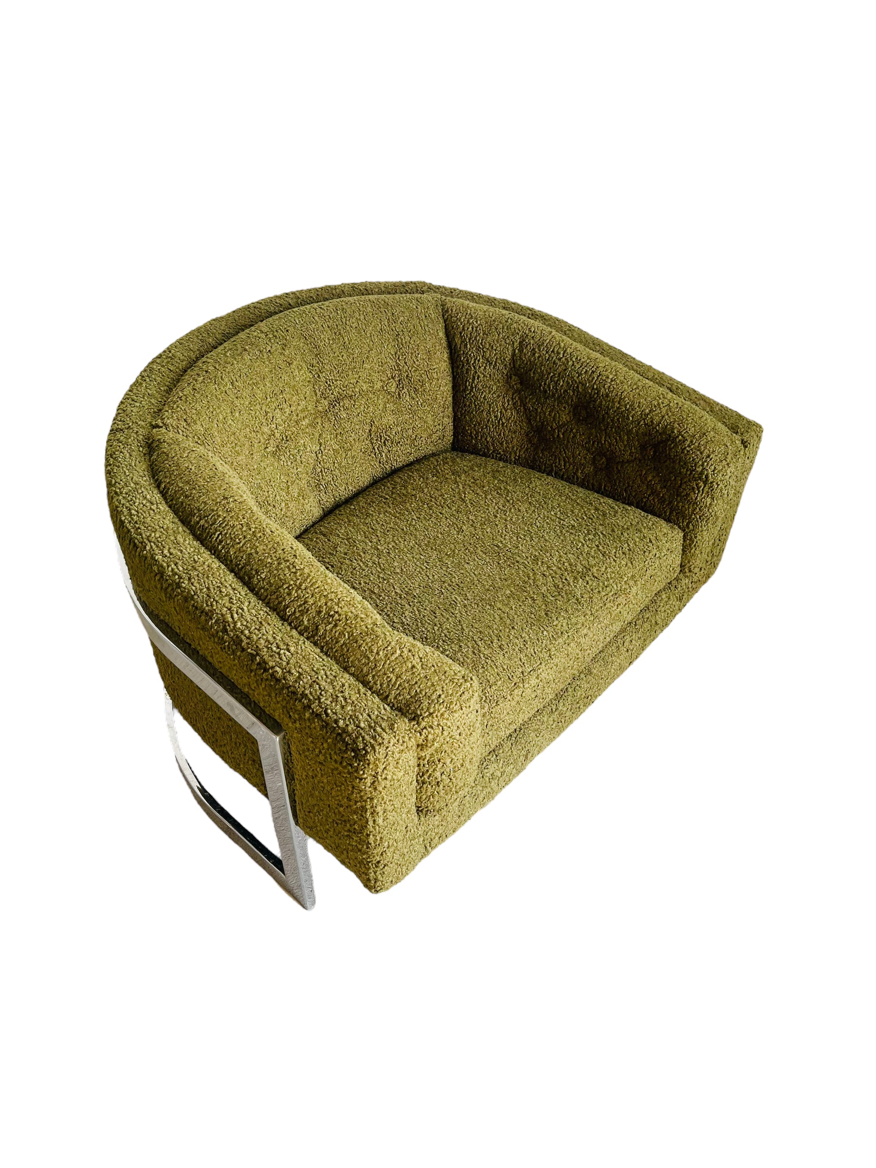 Mid-Century Barrel lounge chairs by Jules Heumann for Metropolitan  image 3