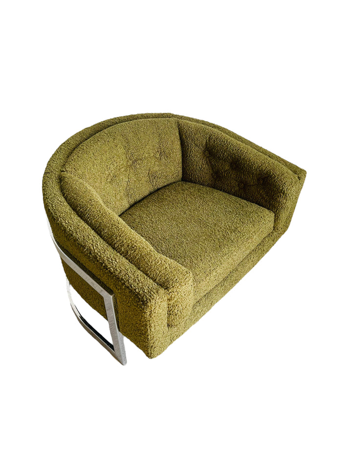 Mid-Century Barrel lounge chairs by Jules Heumann for Metropolitan  image 3