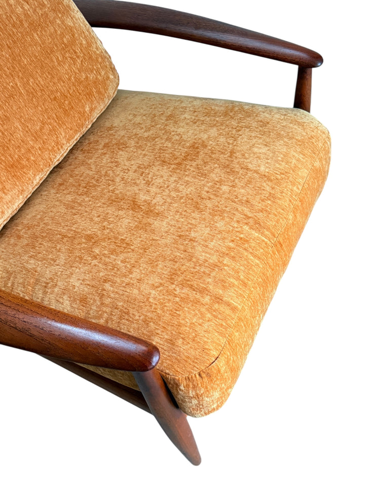 Grete Jalk for France & Son Danish Teak Lounge Chair 1960s image 12