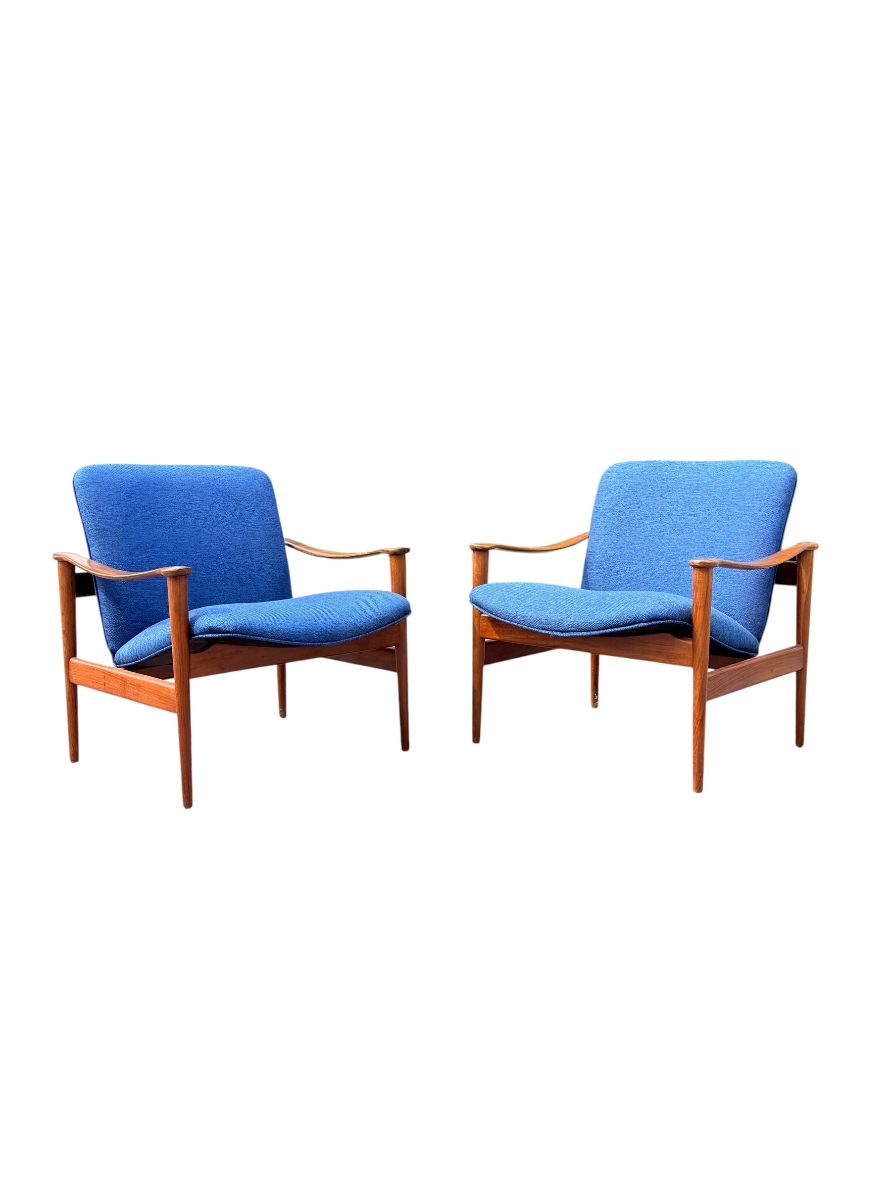 Vintage Norwegian Teak Lounge Chairs by Fredrik Kayser – 1960s Pair image 0