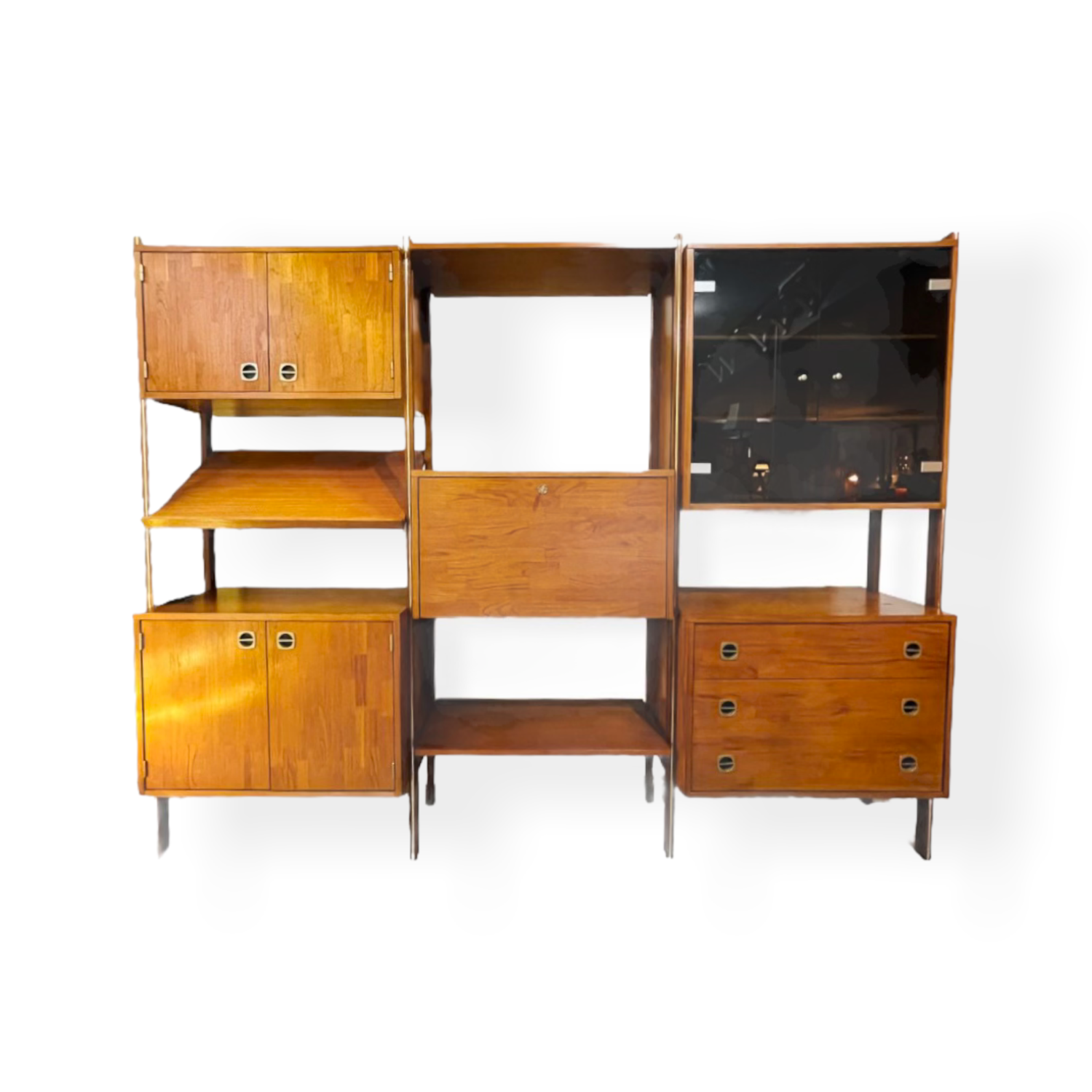 Mid-Century Modern Teak Wall Unit  image 0