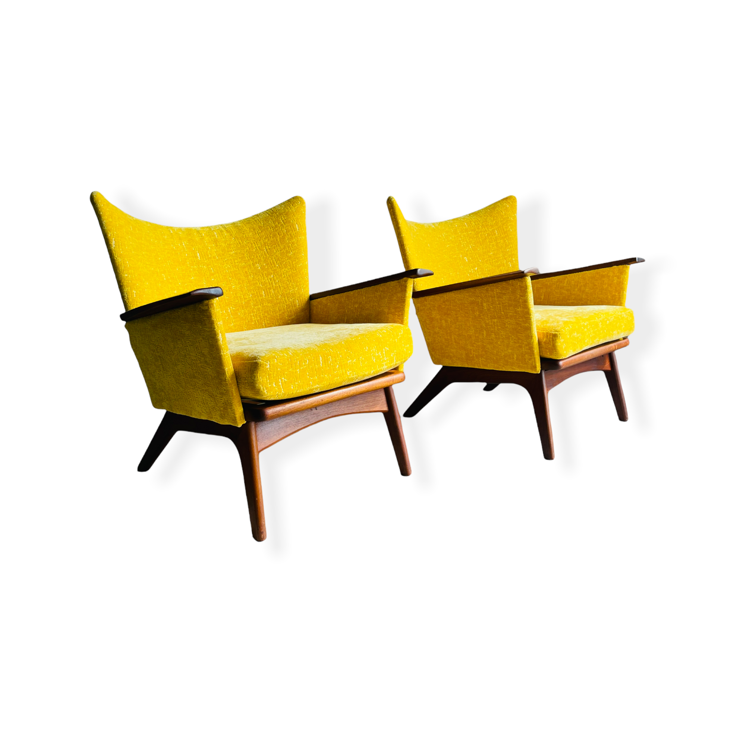 Pair Mid-Century Modern Adrian Pearsall Lounge Chairs  image 0