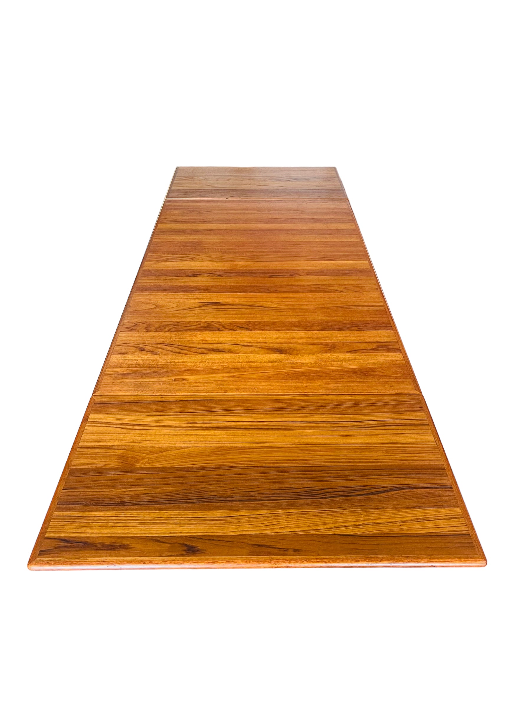 Mid Century Danish Modern Teak Draw Leaf Dining Table image 1