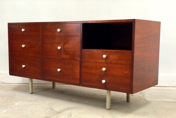 Mid-Century Modern Walnut Dresser/Credenza In Style of Florence Knoll image 0