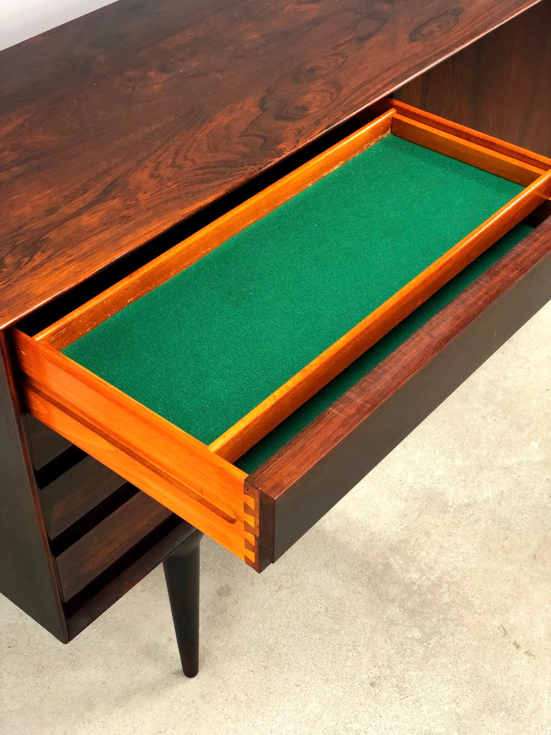 Danish Modern Rosewood Credenza By Gunni Omann For Omann Jun image 11