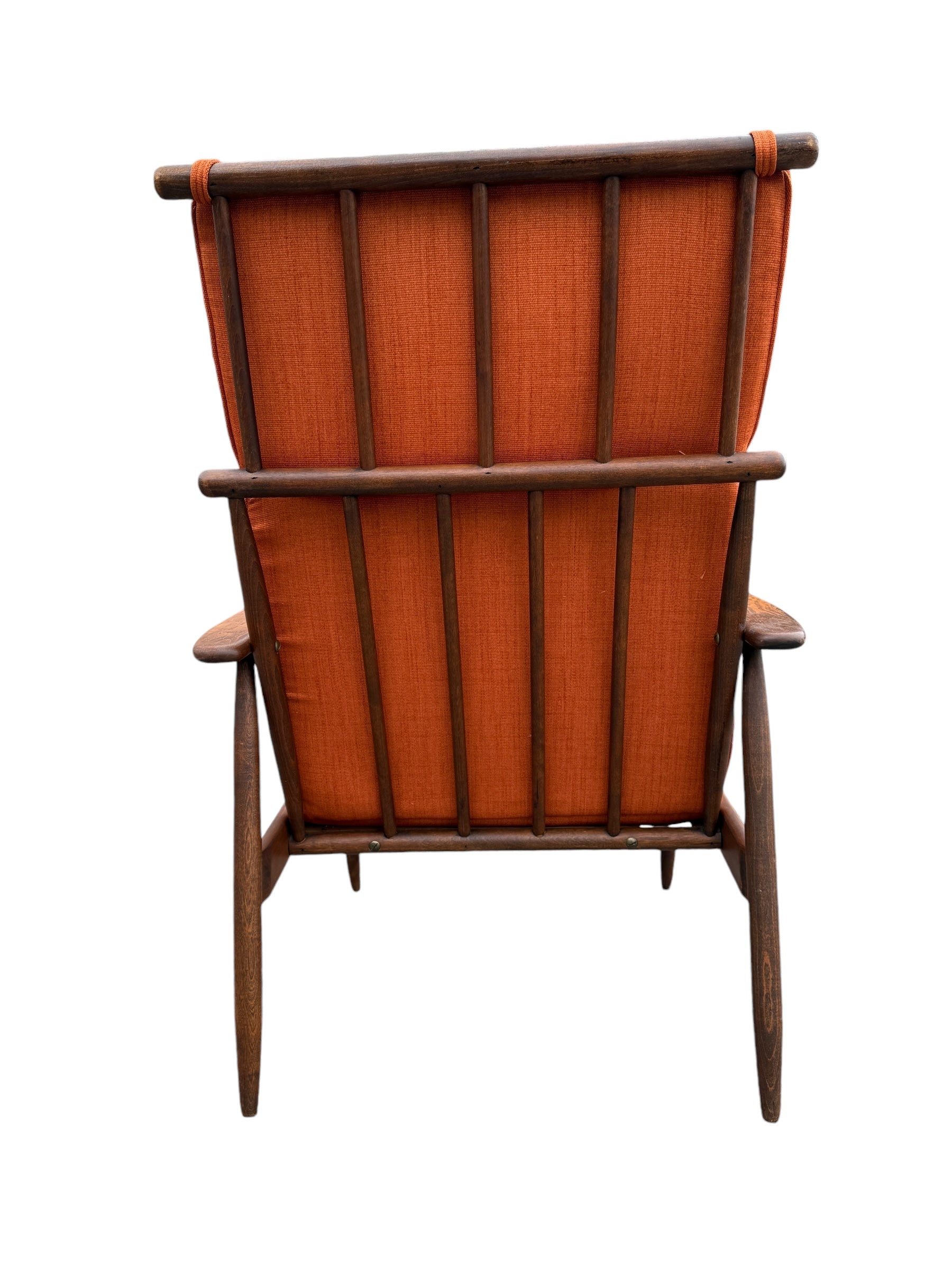 Mid-Century Modern Viko Baumritter-Style Spindle Back Walnut Armchair image 8