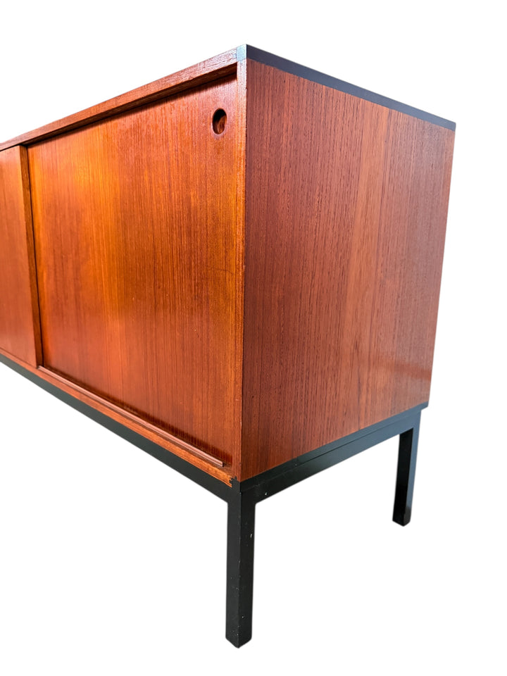 Scandinavian Modern Teak Credenza by Hans Hove and Palle Petersen image 12