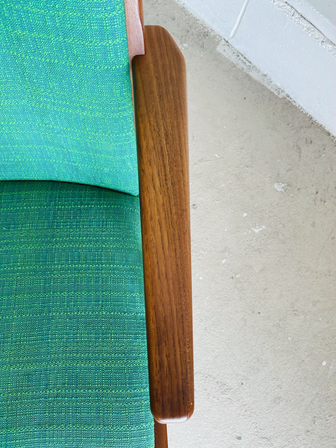 Danish Modern Sculpted Teak Rocker by Holgar Georg Jensen, 1958 image 10