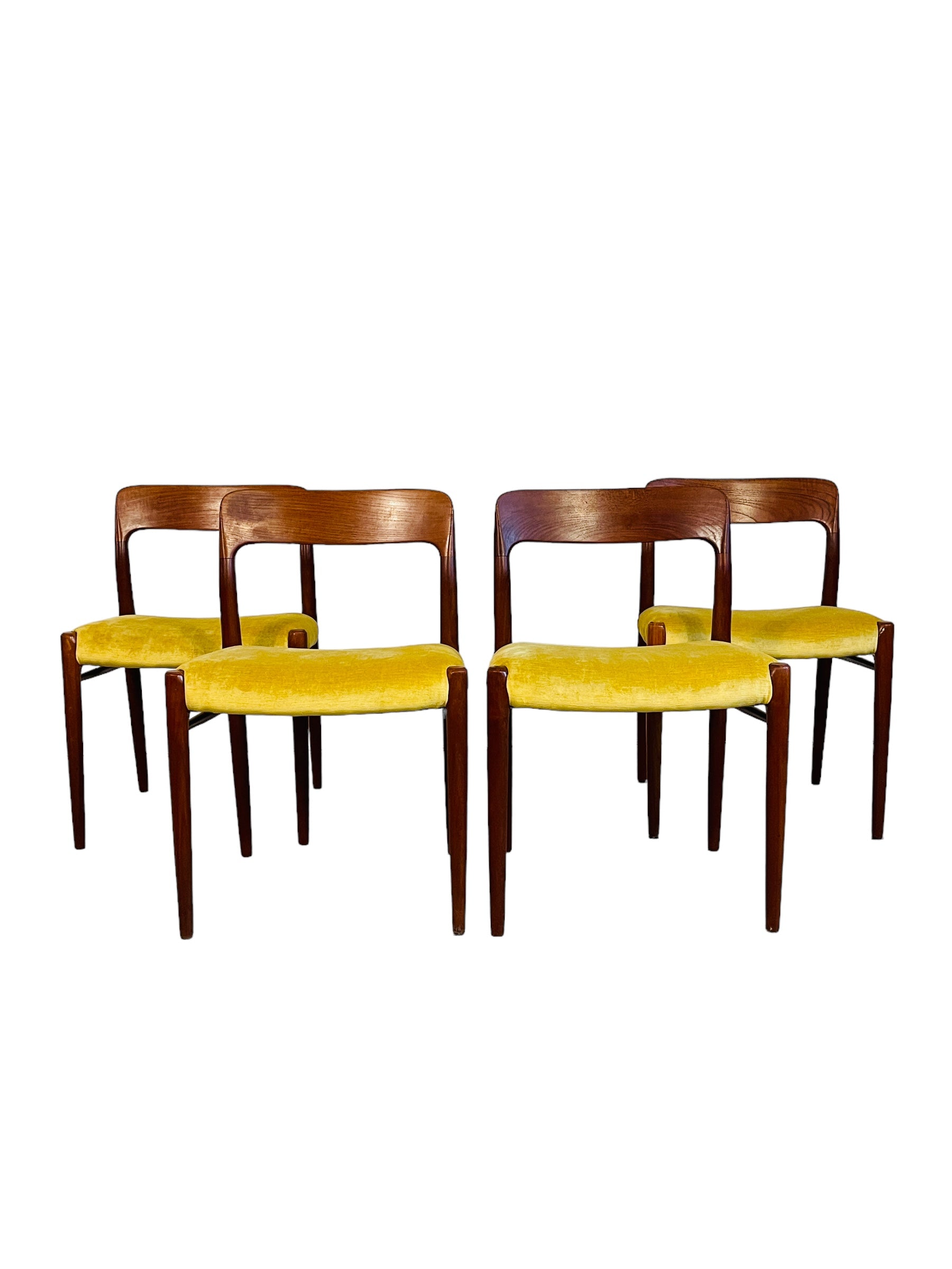 J. L. Niels Moller Danish Modern Teak Dining Set 4  image 1