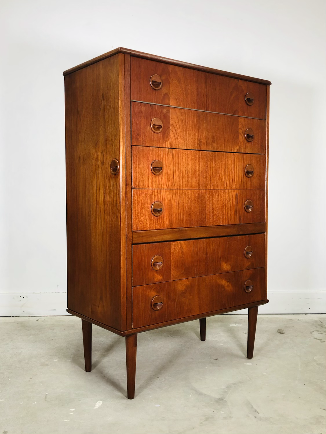 Mid-century Danish Modern Teak Vanity Dresser image 2