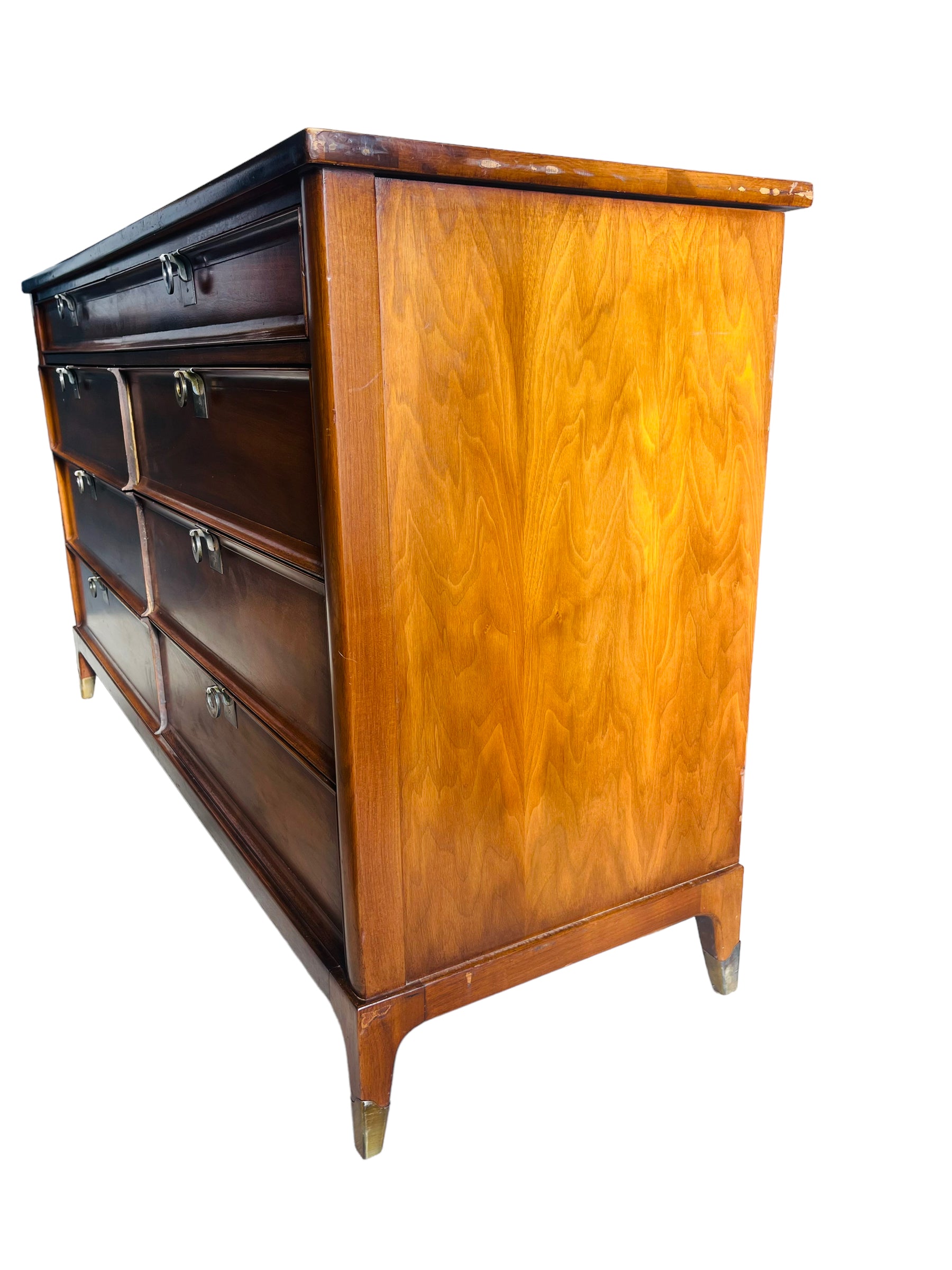 Mid Century Modern Walnut Dresser / Credenza  image 8
