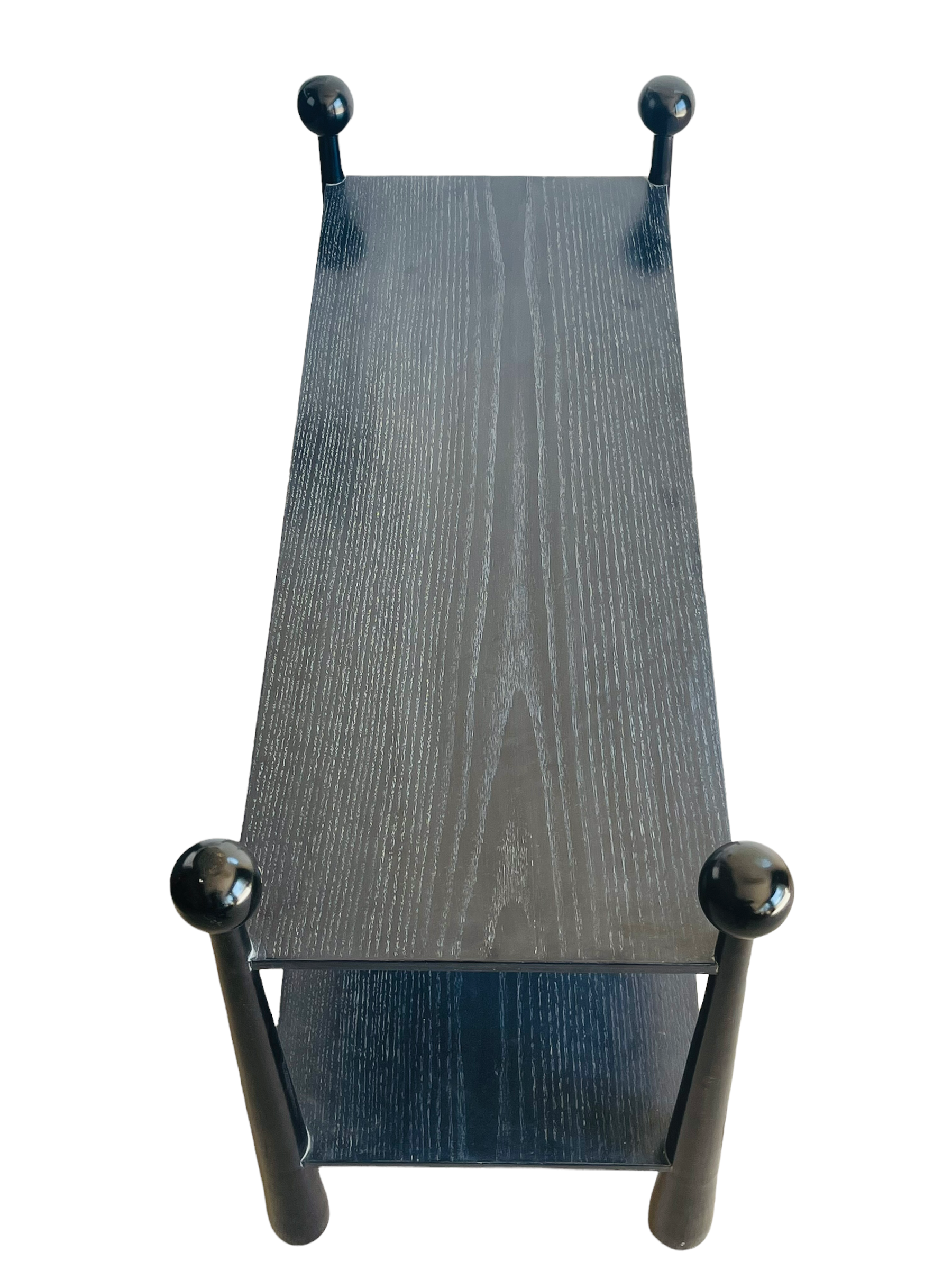 Two Tiered Console Table In The Manner Of Jean Royère image 7