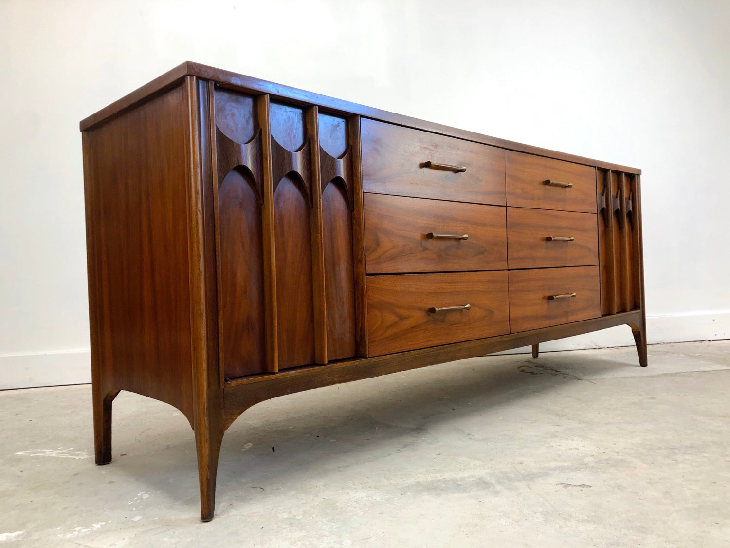 Kent Coffey Perspecta Mid-Century Century Modern Walnut & Rosewood  Dresser image 0