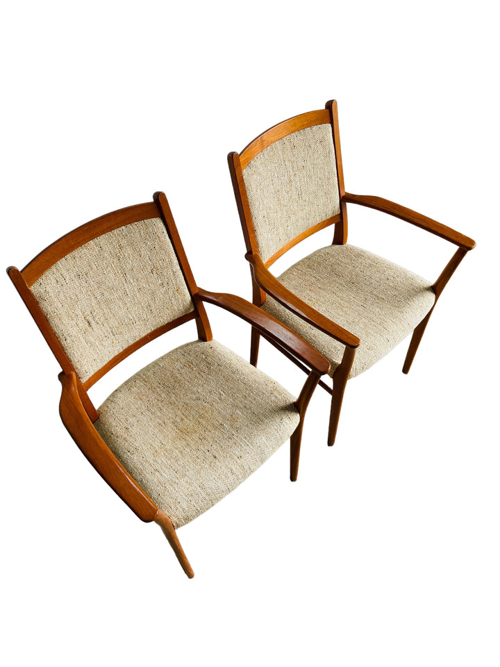 Set 6 Danish Modern Teak Dining Chairs image 7