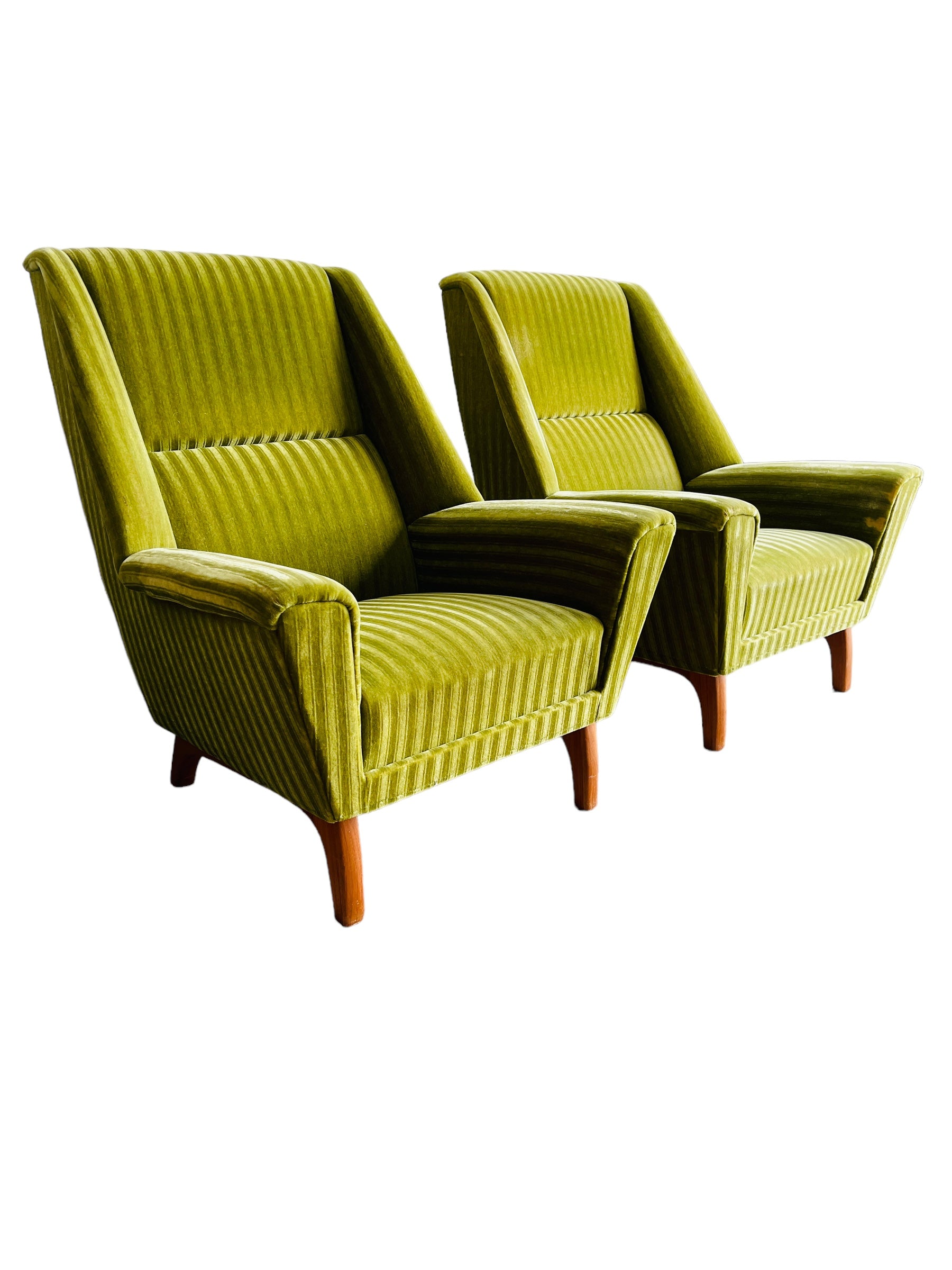 Pair Danish Modern Lounge Chairs  image 1