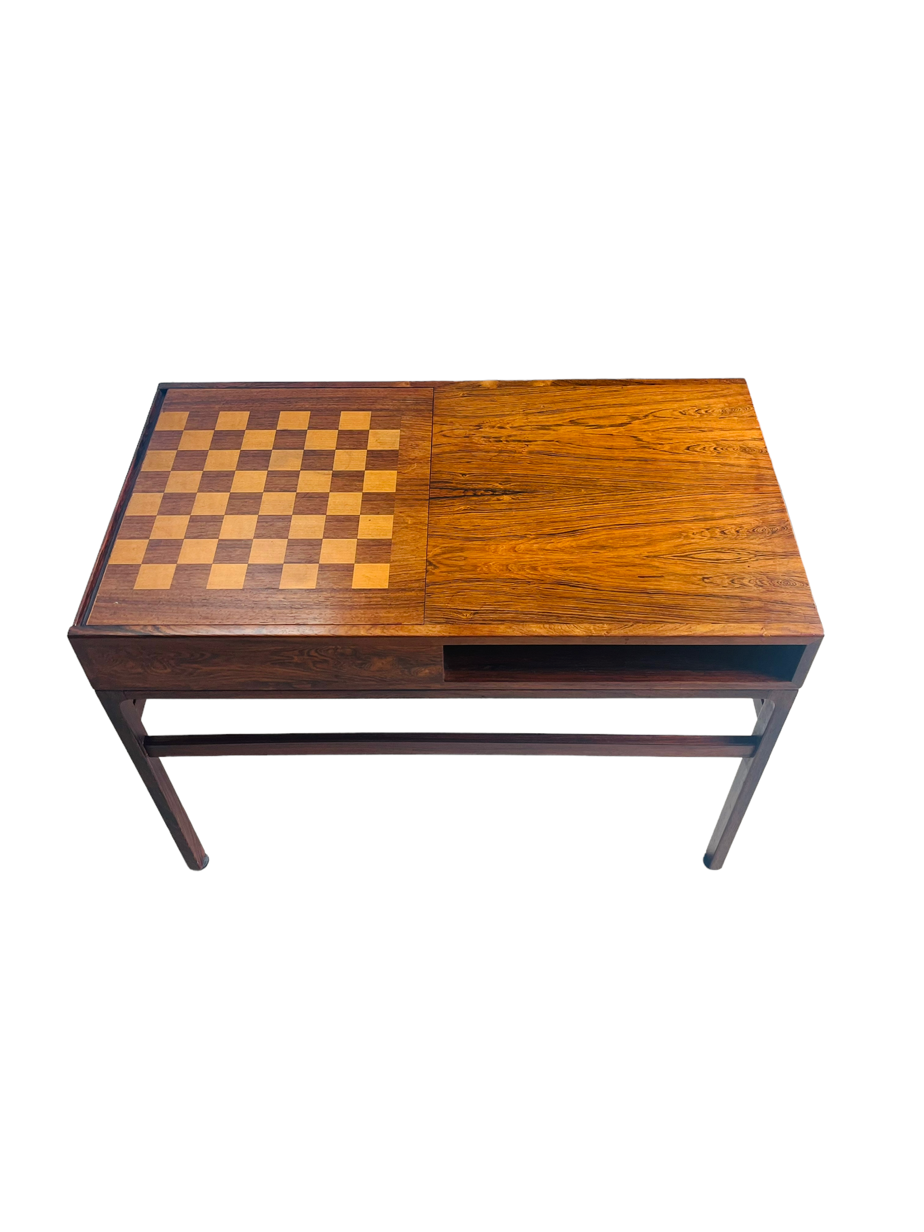 Danish Modern Rosewood Chess/Game Table by Illum Wikkelsø image 0