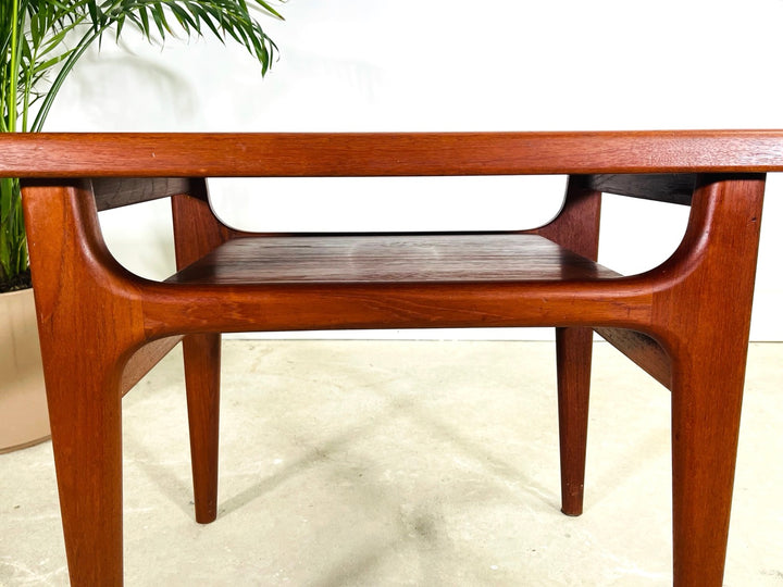 Mid-Century Danish Modern Teak Side Table by NIELS BACH 1960s image 6