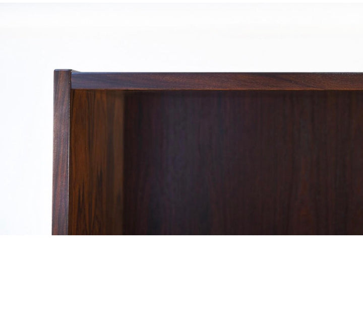 Mid-Century Danish Modern Rosewood Tambour Door Boocase Hutch By Hundevad image 8