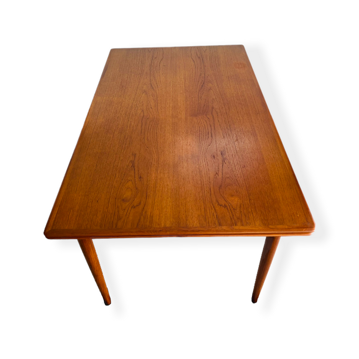 Mid-Century Danish Modern Teak Draw-Leaf Dining Table by Skovmand & Andersen image 2