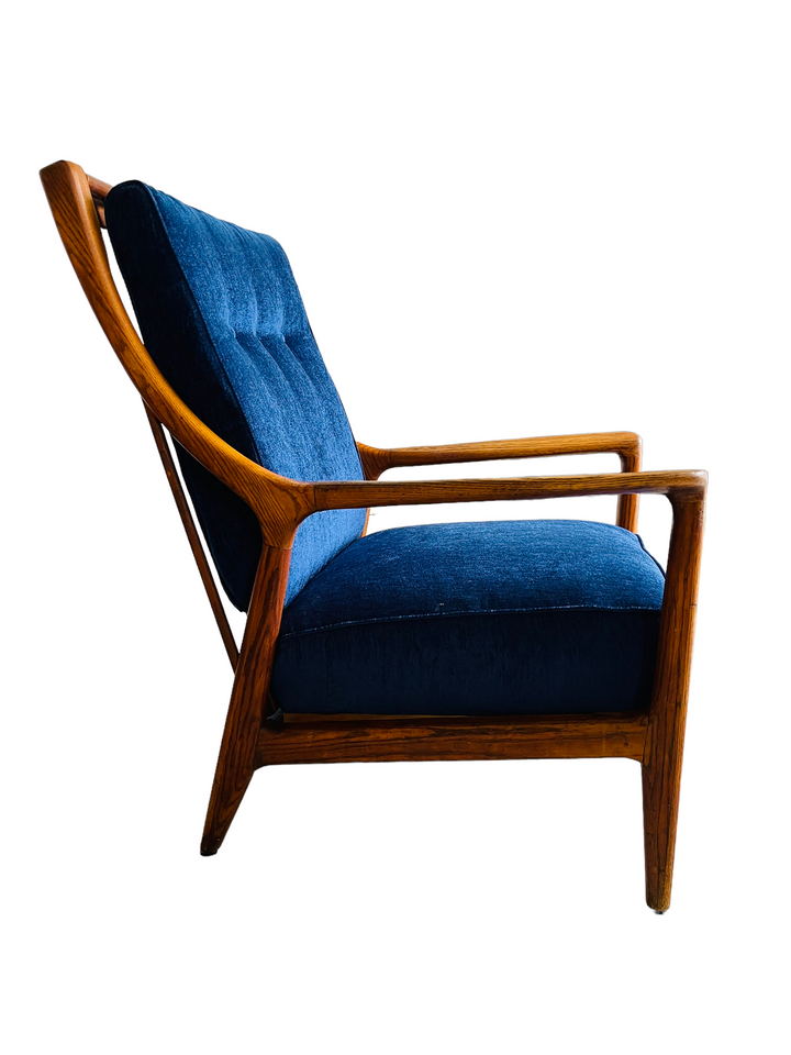 Mid Century Modern Oak Lounge Chair by Jack Van Der Molen image 1