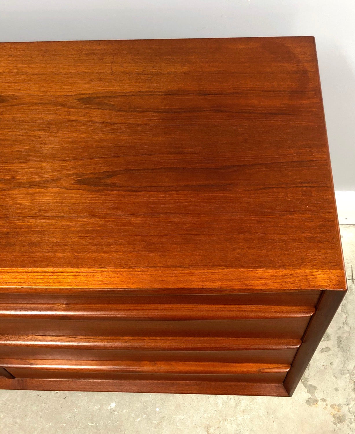 Mid-Century Danish Modern Teak Dresser/Credenza By Falser image 3