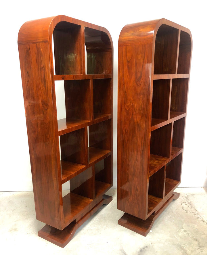 Pair of Mid-Century Modern/ Art Deco Style Book Shelves image 10