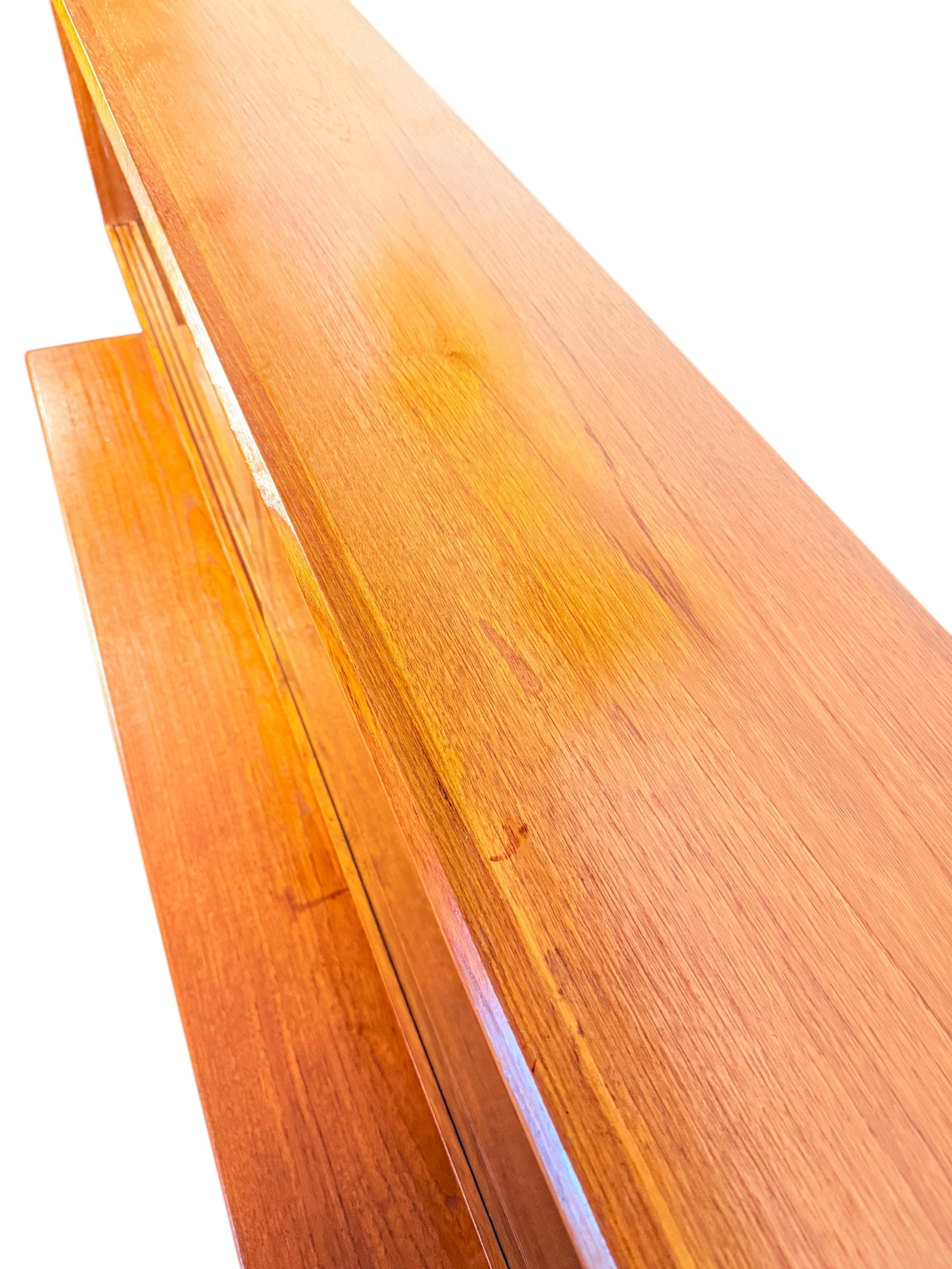 Mid-Century Modern Teak Sideboard + Hutch by R. Huber – 1960s image 13