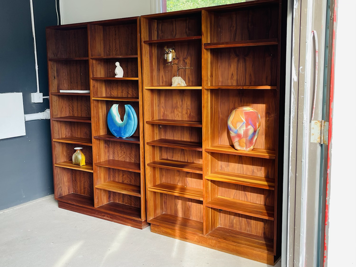 Pair Mid-Century Modern Walnut Bookshelf’s  image 4