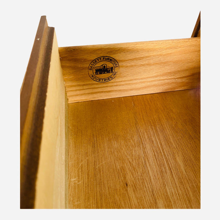 Mid-Century Modern Tall / Highboy Dresser by Bassett Furniture  image 7
