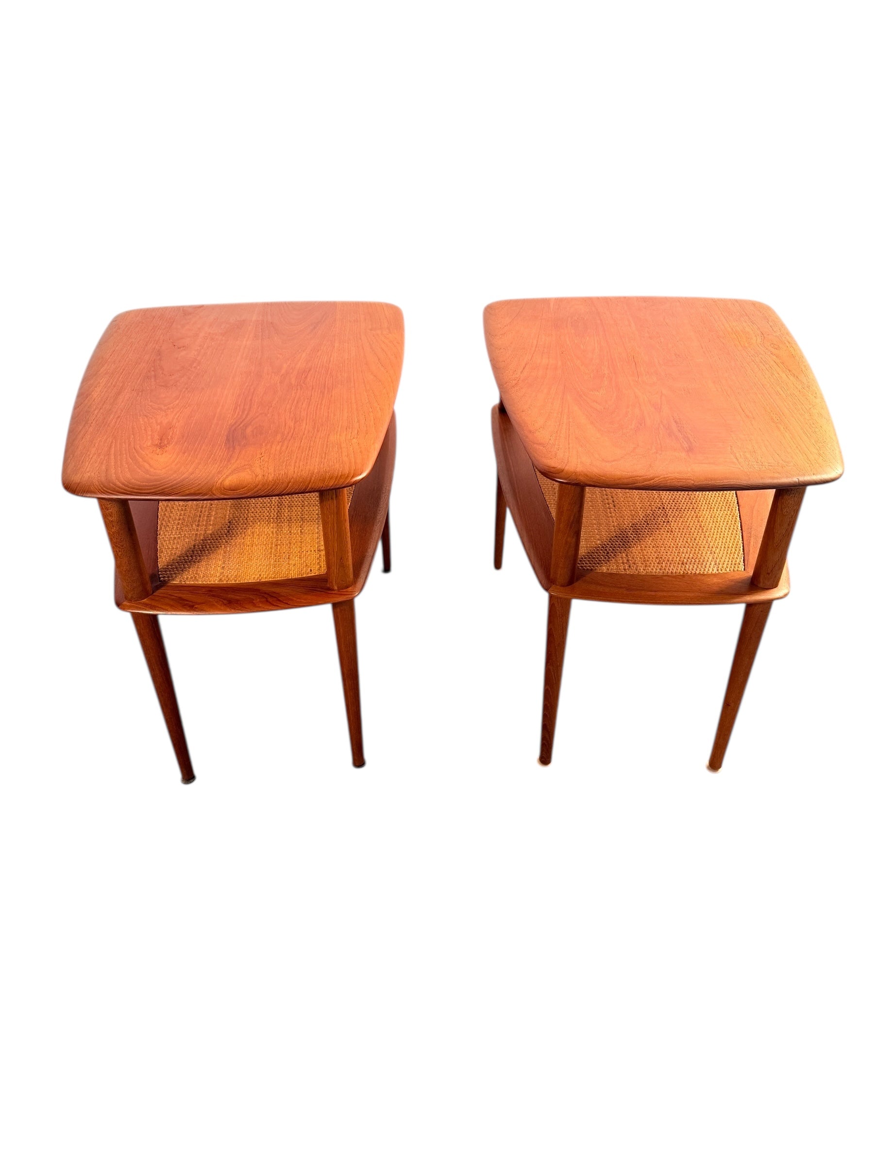 Pair of Danish Modern Teak End Tables by Peter Hvidt for France & Son image 0