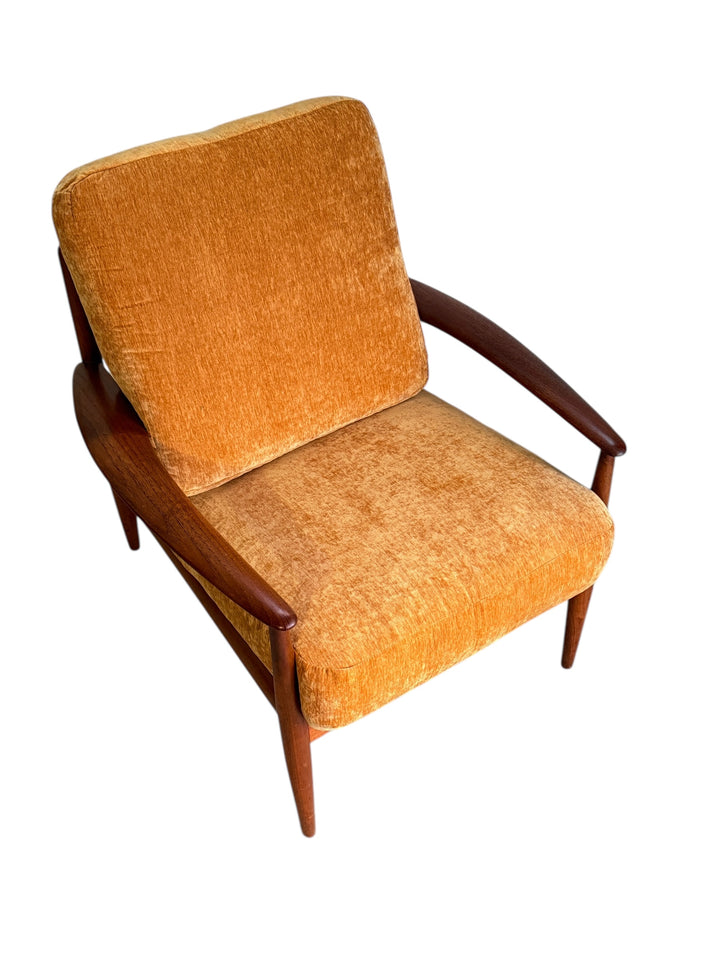 Grete Jalk for France & Son Danish Teak Lounge Chair 1960s image 1