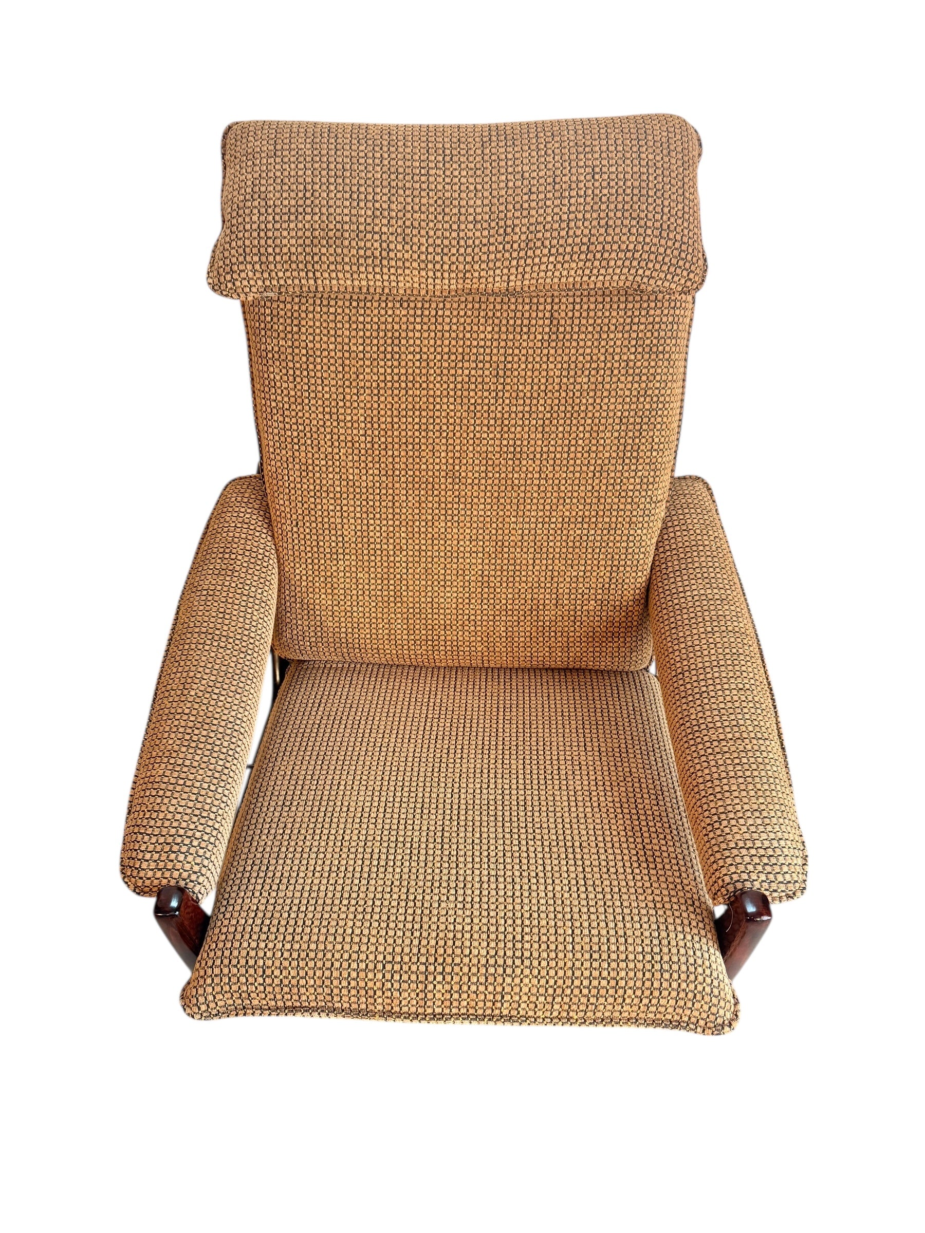 1970s Reclining Rosewood Lounge Chairs by Soda Galvano for Lied Møbler, Sweden image 7