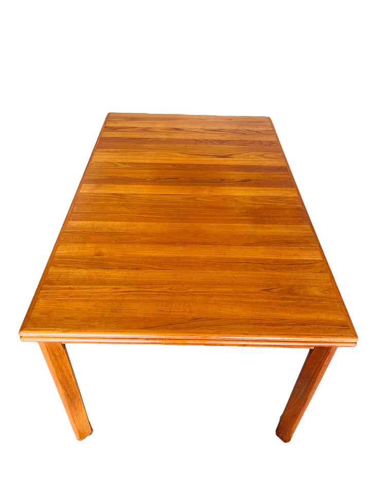 Mid Century Danish Modern Teak Draw Leaf Dining Table image 7