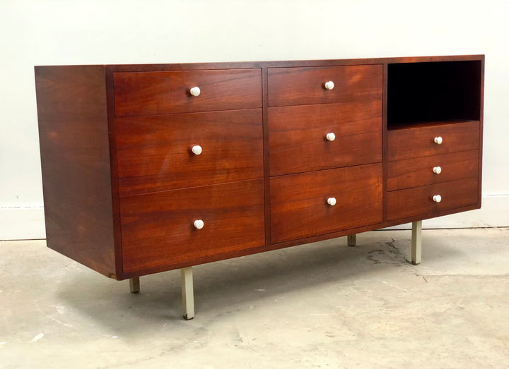Mid-Century Modern Walnut Dresser/Credenza In Style of Florence Knoll image 10