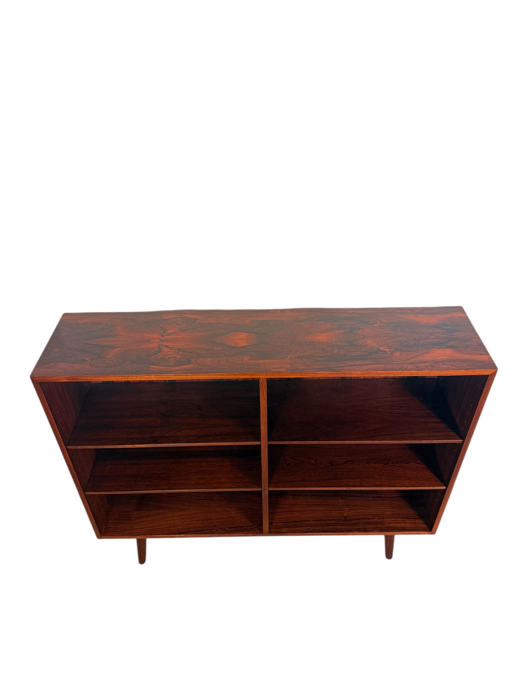 Mid Century Danish Modern Rosewood Bookcase by Omann Jun image 2